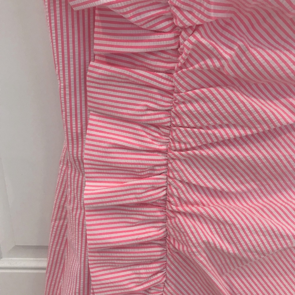 New LILLY PULITZER Tiffani One-Shoulder Dress in Havana Pink *Barbiecore* NWT - Picture 5 of 16